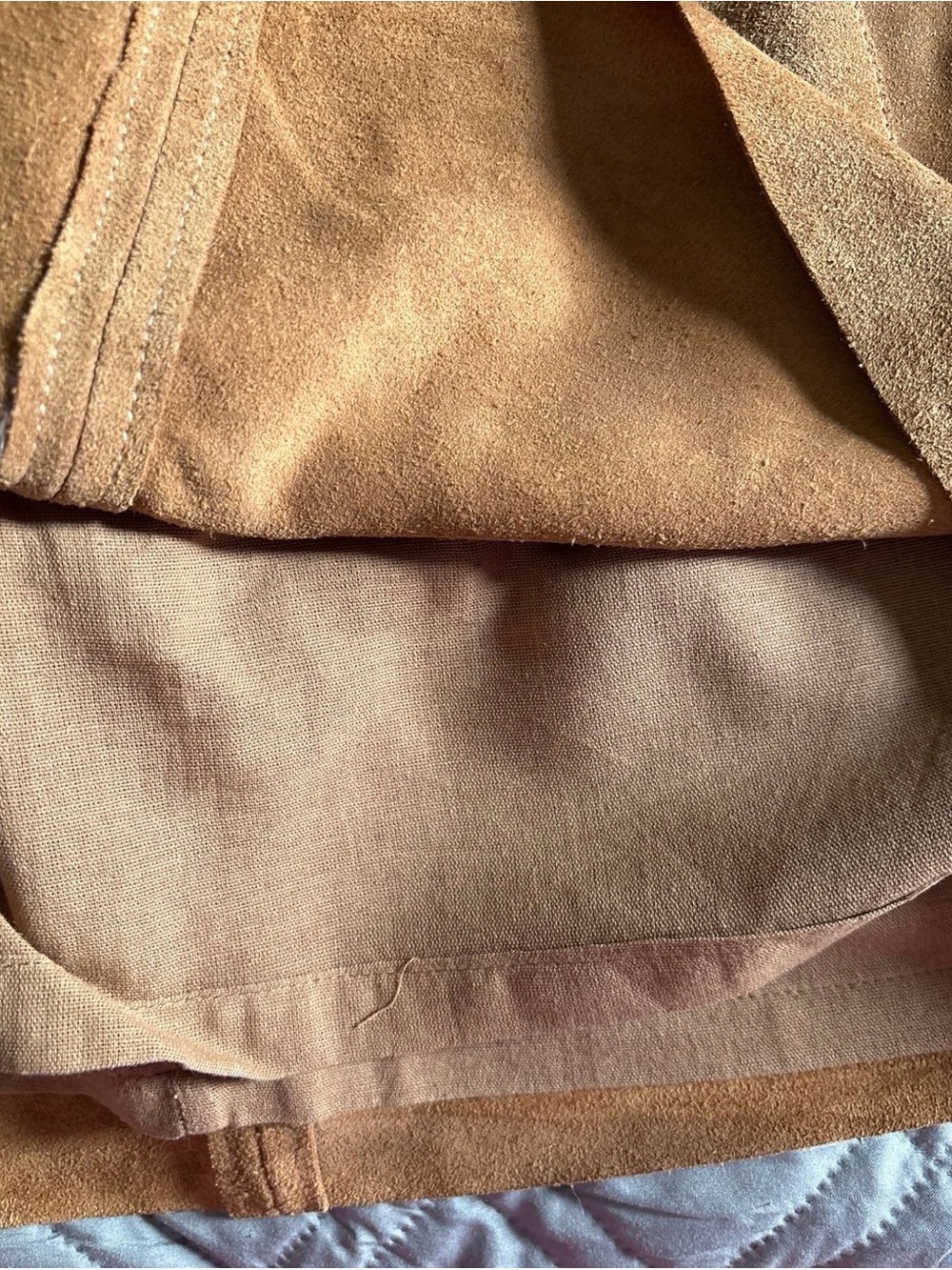Free People Suede Pocket Mad Love Mini Skirt - Picture 7 of 9